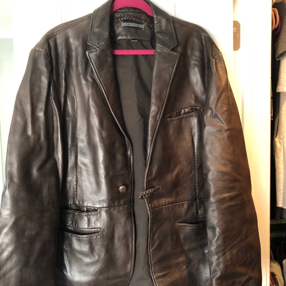 Men’s John Varvatos leather Jacket.